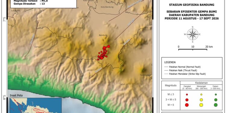 BMKG Catat 118 Gempa Di Pangalengan, Daryono Jelaskan Fenomena Gempa Swarm