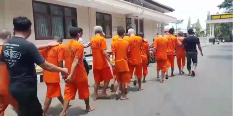 Operasi Libas Lodaya 2026, Polres Sukabumi Tangkap 12 Pelaku Curanmor Dan Amankan 61 Motor