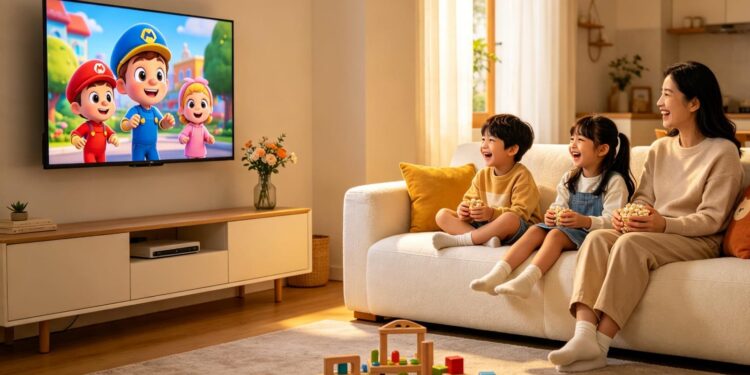 Libur Sekolah, Menonton Film Kartun Jadi Kebiasaan Favorit Anak