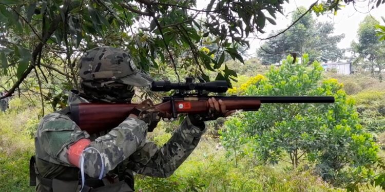 Olahraga Airsoft Gun Digelar Di Kaki Gunung Salak, 120 Peserta Ikuti Simulasi