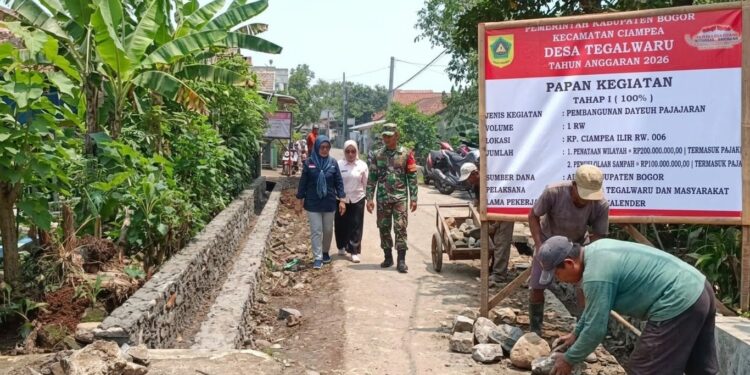 Penataan Wilayah dan Pengelolaan Sampah Di Kampung Ciampea Ilir Direalisasikan