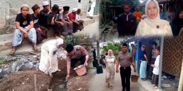 Bertepatan Hari Santri Nasional, Ibu Bhayangkari Serahkan Bantuan Fasilitas di Ponpes
