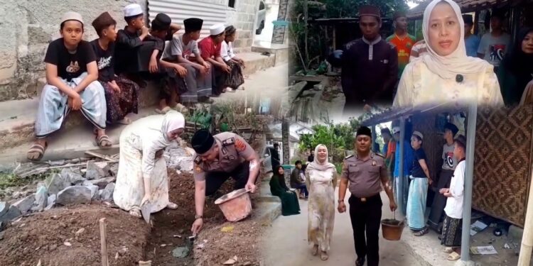Bertepatan Hari Santri Nasional, Ibu Bhayangkari Serahkan Bantuan Fasilitas di Ponpes