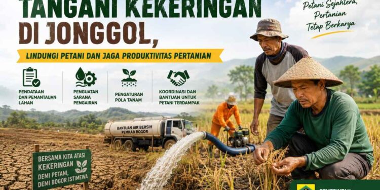 Kekeringan Melanda Jonggol, 701 Hektare Sawah Tadah Hujan Tak Bisa Ditanami