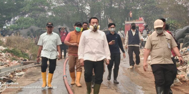 Wamen LH Tinjau Kebakaran TPAS Galuga, Pemkab dan Pemkot Bogor Diminta Perkuat Pencegahan