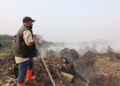 Rudy Susmanto Kerahkan 600 Personel Tangani Kebakaran TPA Galuga, di Titik Area Pengelolaan Sampah Wilayah Kota Bogor