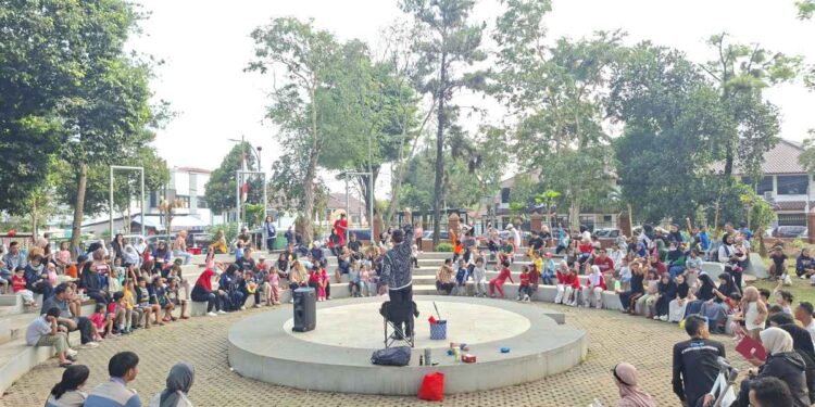 Mendengar Mendongeng di Taman Siliwangi, Pemkab Bogor Dorong Ruang Kreatif bagi Anak
