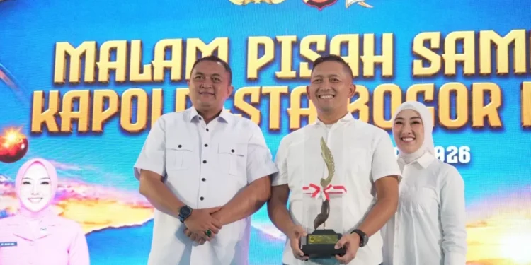 Rudy Susmanto Hadiri Lepas Sambut Kapolresta Bogor Kota, Apresiasi Pengabdian Rio Wahyu Anggono