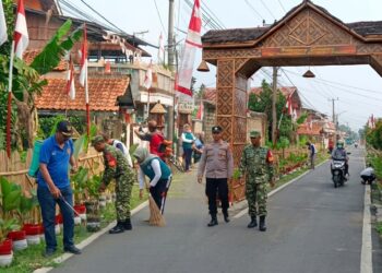 Tindak Lanjut Himbauan Pemerintah, Desa Cibanteng Gelar Kerjabakti Gotong-royong Di Dayeuh Pajajaran