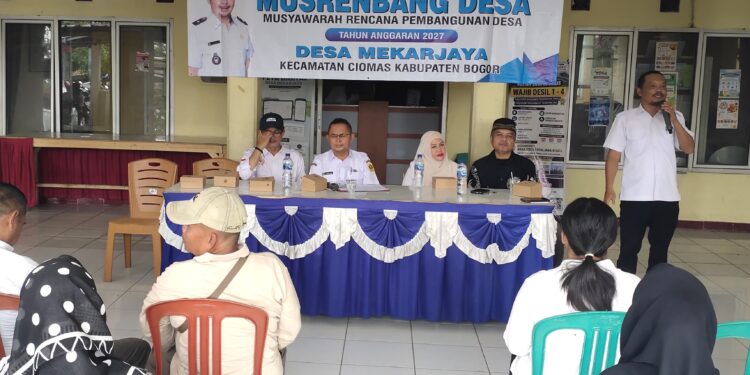Musrenbang Desa Mekarjaya: Aspirasi Warga Jadi Peta Jalan Pembangunan Tahun 2027