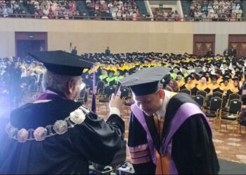 Prosesi Pengukuhan Wisudawan Universitas Gunadarma. kamis 22 Oktober 2026