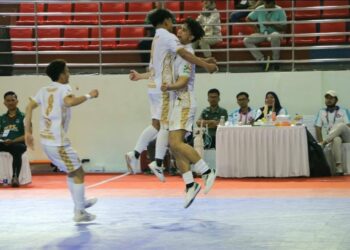Tim futsal putra kabupaten Bogor menang 5-2 Atas Kabupaten Garut, Jumat (30/10/2026)