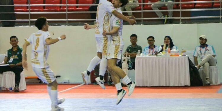 Tim futsal putra kabupaten Bogor menang 5-2 Atas Kabupaten Garut, Jumat (30/10/2026)
