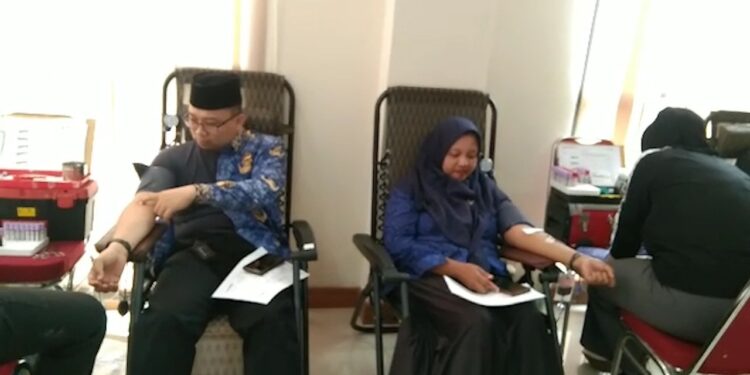 Donor Darah ASN Gunung Putri Himpun 65 Kantong Untuk PMI Kabupaten Bogor