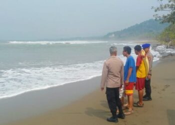 Dua Pelajar Terseret Ombak Di Pantai Citepus Sukabumi, Satu Selamat Dan Satu Masih Hilang