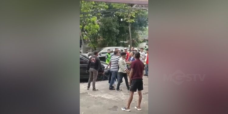 Keributan Matel Dan Pengemudi Avanza Di Bogor Berujung Saling Lapor