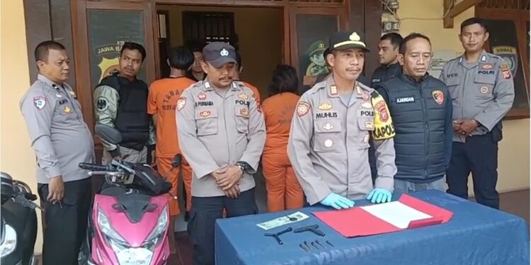 Tiga Terduga Pelaku Curanmor Ditangkap Di Sukabumi, Satu Diduga Penadah