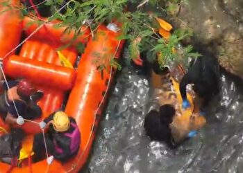 Pria Tanpa Identitas Tenggelam di Sungai Cicatih Sukabumi, Tim SAR Temukan Jasad di Kedalaman 6 Meter