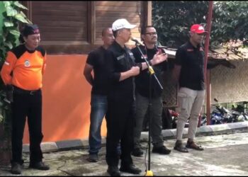 Wali Kota Bogor Tinjau Pelatihan Tanggap Bencana GIBAS, Anggota Dibekali Mitigasi